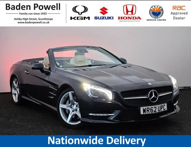 Mercedes-Benz SL Class 3.5 SL 350 2dr Auto Convertible Petrol BLACK