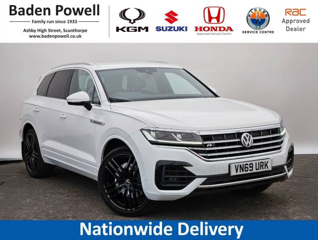 Volkswagen Touareg 3.0 V6 TSI 4Motion R-Line 5dr Tip Auto Estate Petrol WHITE