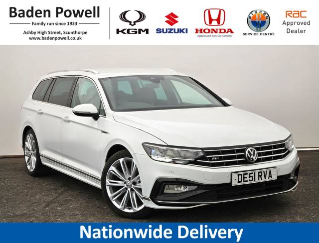 Volkswagen Passat 1.5 TSI EVO R-Line 5dr DSG Estate Petrol WHITE