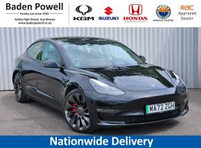 TESLA MODEL 3 at Baden Powell Scunthorpe