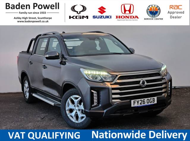 KGM Musso 2.2 Double Cab Pick Up Rebel Auto Pick Up Diesel GREY