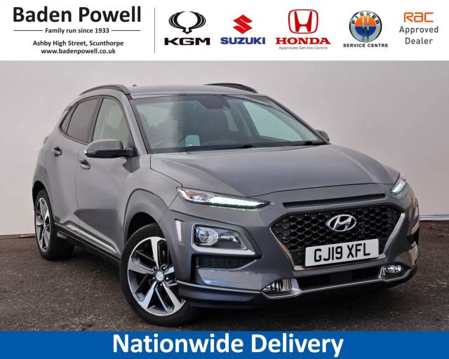 Hyundai KONA 1.6T GDi Blue Drive Premium GT 5dr 4WD DCT Hatchback Petrol GREY