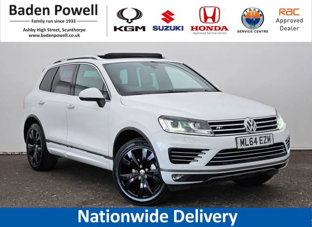 Volkswagen Touareg 3.0 V6 TDI BlueMotion Tech 262 R-Line 5dr Tip Auto Estate Diesel WHITE