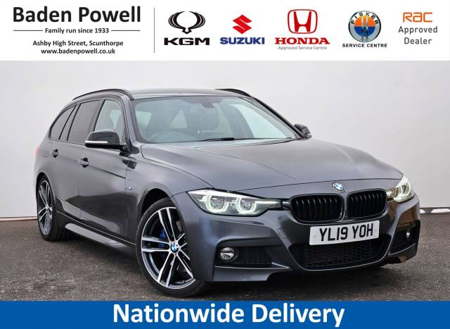 BMW 3 Series 2.0 320d M Sport Shadow Edition 5dr Step Auto Estate Diesel GREY
