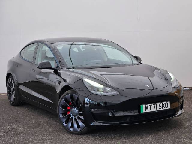 Tesla Model 3 0.0 Performance AWD 4dr [Performance Upgrade] Auto Saloon Electric BLACK