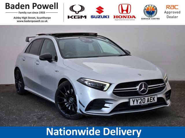 Mercedes-Benz A Class 2.0 A35 4Matic Premium Plus 5dr Auto Hatchback Petrol SILVER
